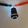 12/16/19/22mm High Head Push Button Switch Black Shell Power Switch LED Car Horn