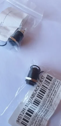12/16/19/22mm High Head Push Button Switch Black Shell Power Switch LED Car Horn photo review