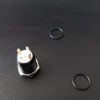 12/16/19/22mm High Head Push Button Switch Black Shell Power Switch LED Car Horn