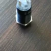 12/16/19/22mm High Head Push Button Switch Black Shell Power Switch LED Car Horn