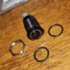 12/16/19/22mm High Head Push Button Switch Black Shell Power Switch LED Car Horn